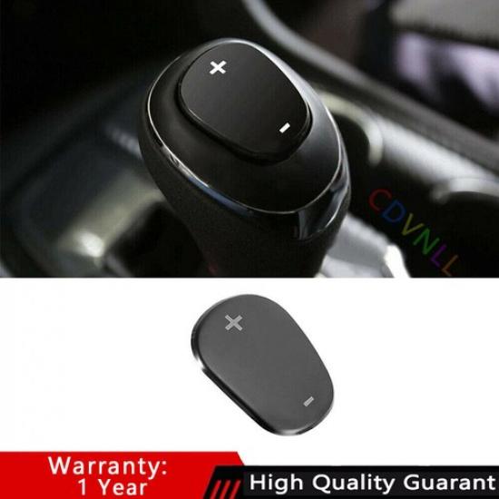 For Chevrolet Equinox 2018-2021 Black Steel Gear Inner Shift Knob Cover Sticker