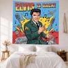 Elvis Wall Decor Tapestry Art For Pet Memorial Birthdaywedding Party Backdrop Family Gift