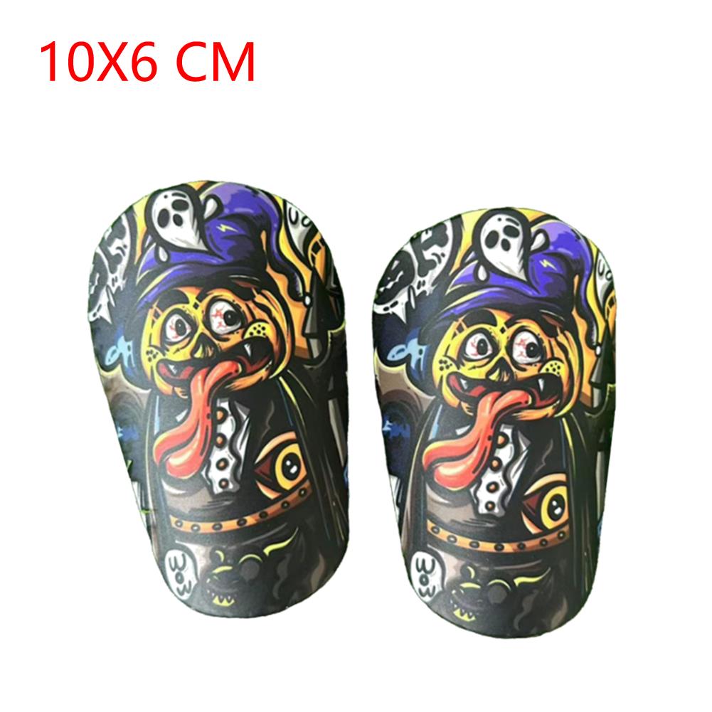 1Pair Shin Pads Mini Soccer Leg Protector Soccer Shin Guards For Adult Kids Shock Absorbing Shank Halloween Decoration 1