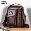 Genuine Leather Men's Shoulder Bag Brand Design Messenger Bag Casual Outdoor Travel Bag