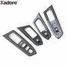 Car Inner Door Window Lift Switch Button Panel Cover Trim For Volkswagen VW Teramont Atlas 2017- Matte Interior Accessories
