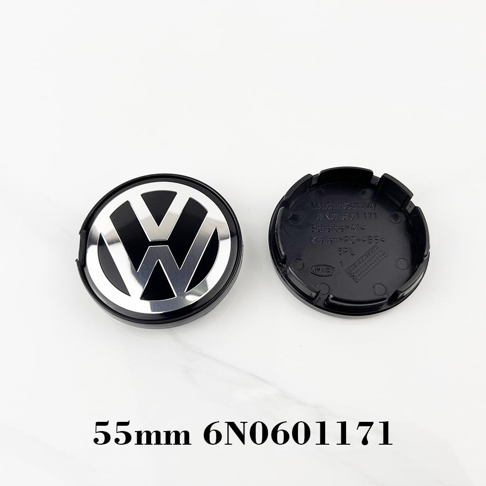 A1-20Pcs for Volkswagen 3B7601171 1J0601171 56mm 55mm 60mm 65mm 70mm Car Wheel Center Hub Caps Logo For V W Polo Golf 6 7 8 MK6 MK7