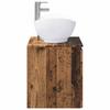 Bathroom Furniture Set Reclaimed Wood Engineered Wood