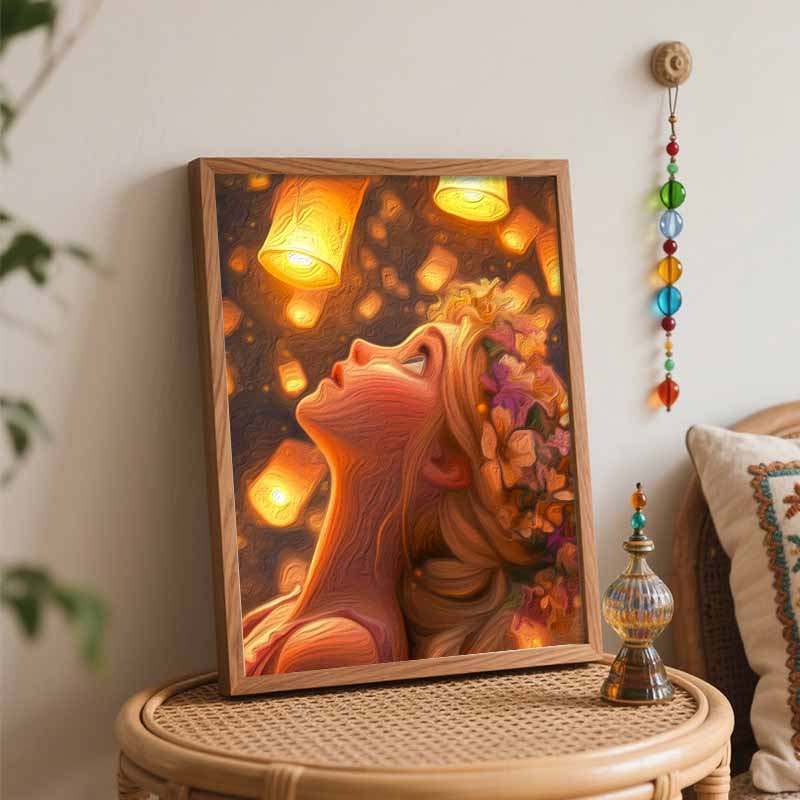 Disney Набор для рисования маслом по номерам «Рапунцель» ручной работы DIY декор для дома подарки, креативное искусство настенный декор для спальни гостиной картина