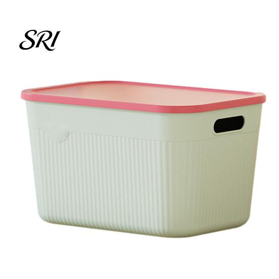 Balcony Gardening Supplies Container Storage Box with Handle And Lid Organizer Space Office Saving Stackable for Kitchen Bedroom Dormitory