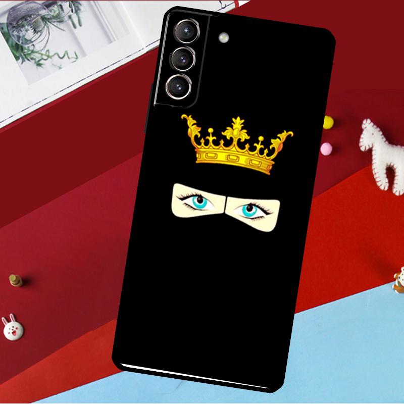 Arabic Muslim Islamic Girl Eyes Funda For Samsung Galaxy S26 S25 S24 S22 S23 Ultra Plus S20 S21 FE S9 S10 S25 FE Phone Case