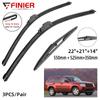 3PCS Wiper Blades For Jeep Grand Cherokee 2005-2010 22" 21" 14" Fit Front Windshield Windscreen Window Brushes Cutter Accessories 2006 2007 2008 2009