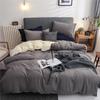 Bed Linens Bedding Sets Nordic Style Duvet Cover Set Quilt Cover and Pillowcase Double Sided Queen King Size