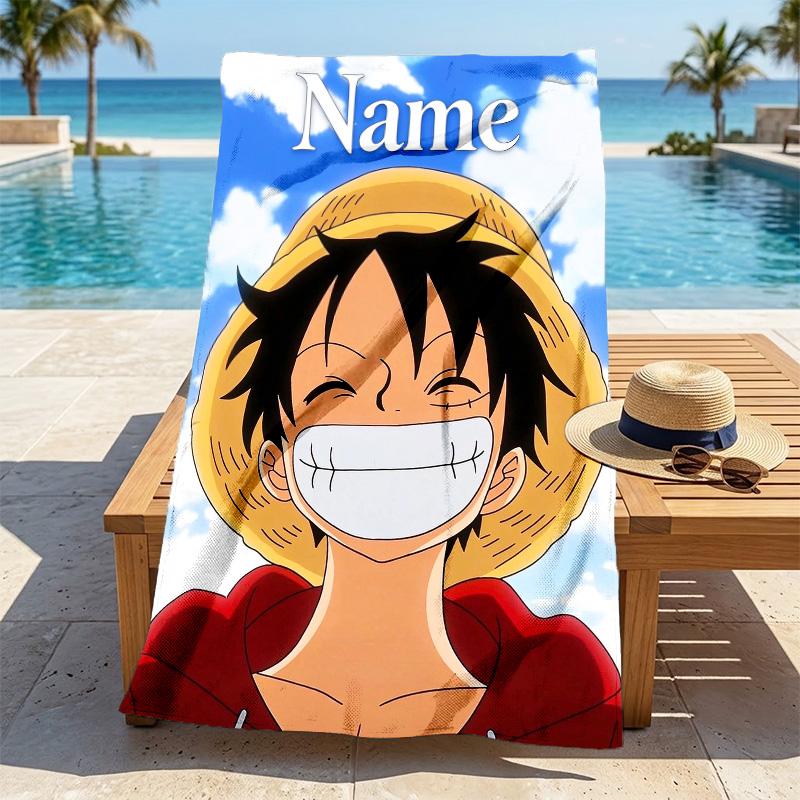 Custom O-One Piece Stylish printed beach towel,a quick-drying, absorbent mat suitable for the beach, pool, gym, and travel fans gift