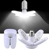 1PC  E27 LED Bulb Fan Shape Led Light Bulb AC85-265V 28W Foldable Bulb For Home Ceiling Light