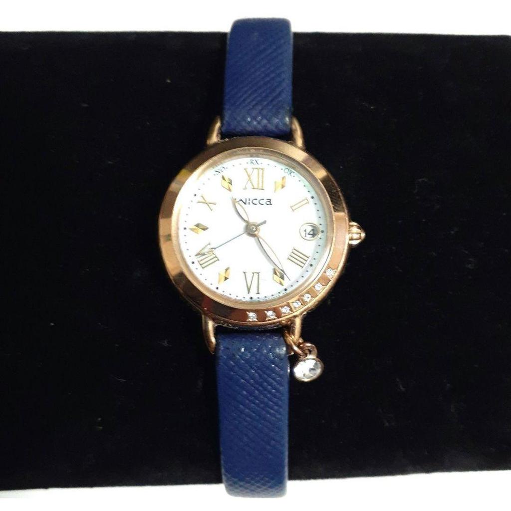 Used wicca (CITIZEN) Women's Watch Analog Quartz Navy