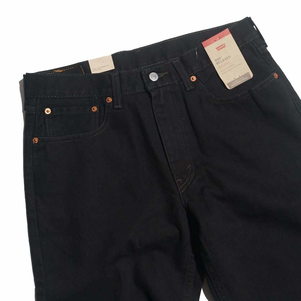 Levi's 550-0260 Джинсы свободного кроя черные W32L30 Широкие брюки Линия USA