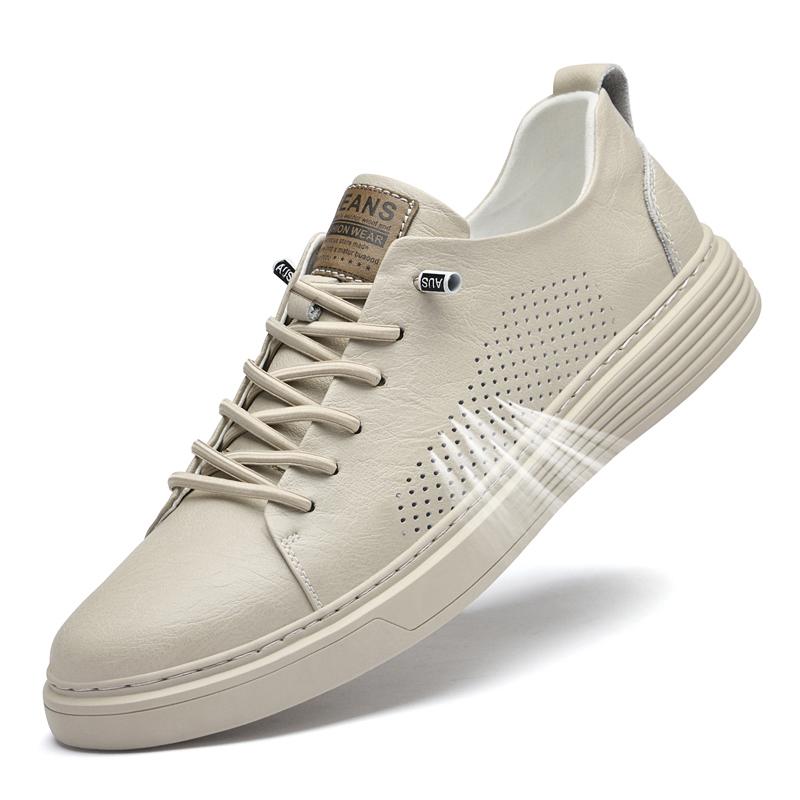 2024 Новые мужские повседневные туфли из натуральной кожи, роскошные брендовые уличные кроссовки, теннисные мужские кроссовки высокого качества для мужчин