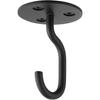 Planter Hook with Plasterboard Pins - Black - W6 X D6 X H8.2cm - Tower 10228