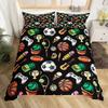 Tennis Ball Sports Game Themed Racket Ball Bedding Set Single Twin Double Queen King Cal King Size Bed Linen Set