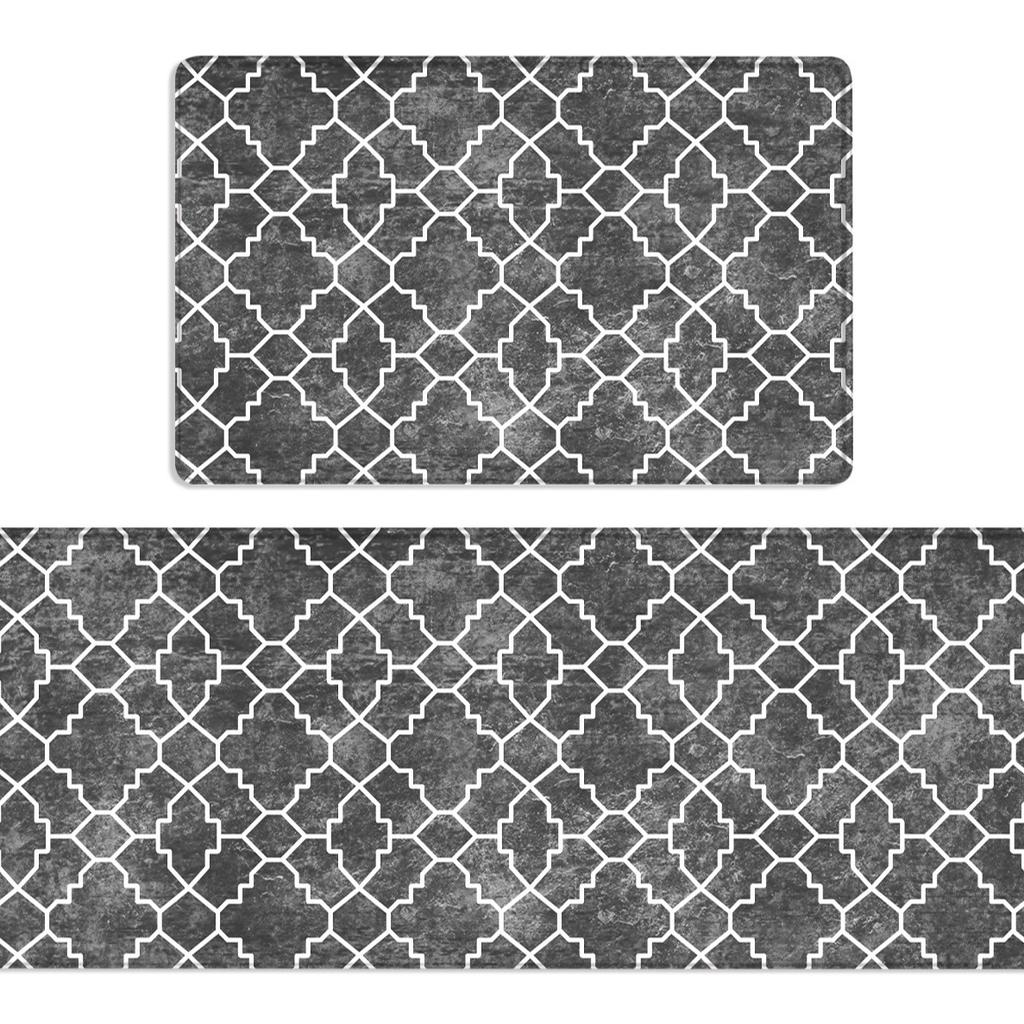 Коврики для кухни из ПВХ, нескользящие, маслостойкие, моющиеся, не требующие мытья, для установки в дверной проем, устойчивые к пятнам коврики