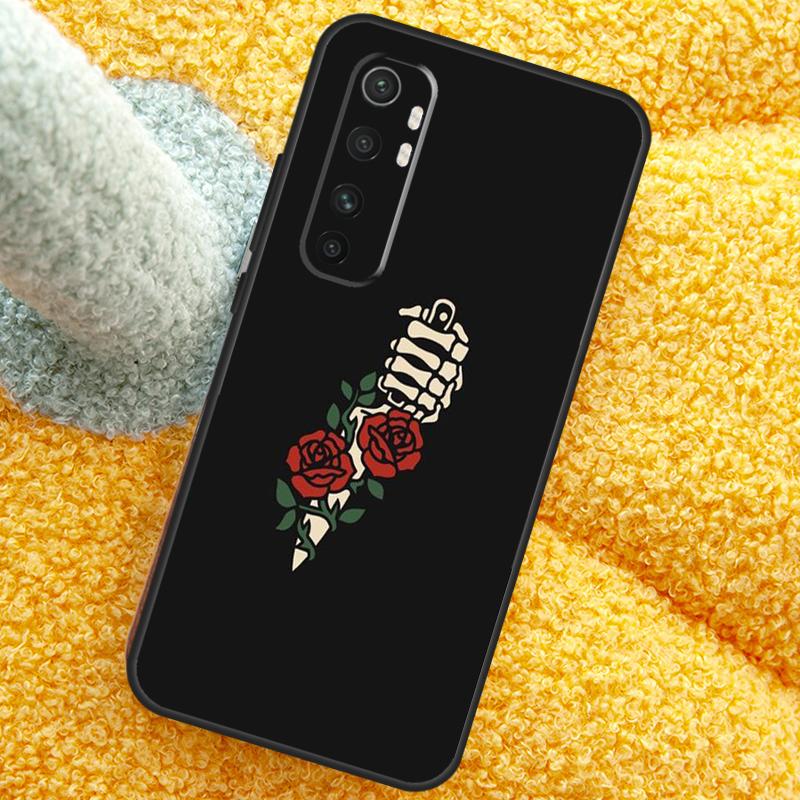 Черная Эстетика Чехол-череп Скелет Для Xiaomi 15 14 Ultra 13T 14T 15T 17 Pro Max Чехол Для POCO X7 F8 Pro X3 X5 X6 F5 F6 F7