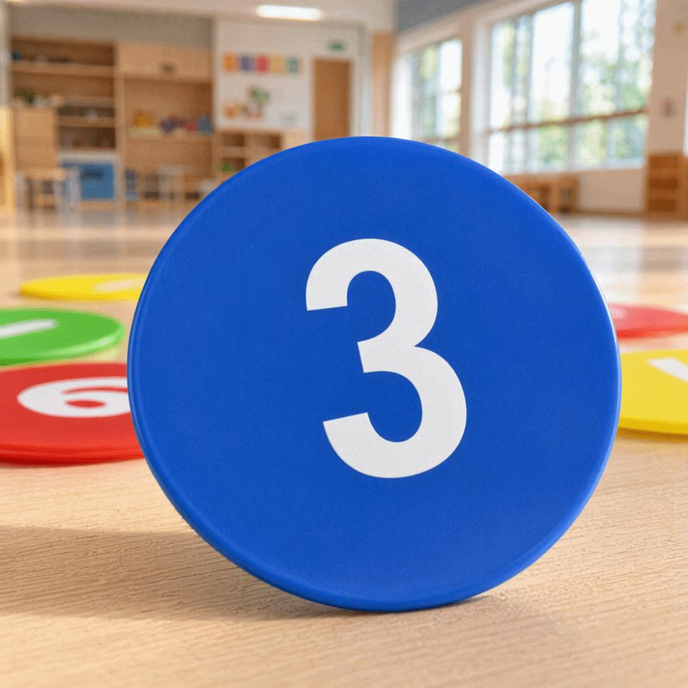 11PCS Mixed Colors Training Discs TPE Field Markers Durable Marker Set Classroom Games