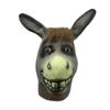 Funny Donkey Horse Head Animal Mask Halloween Cosplay Zoo Props Party Festival Costume Latex Mask