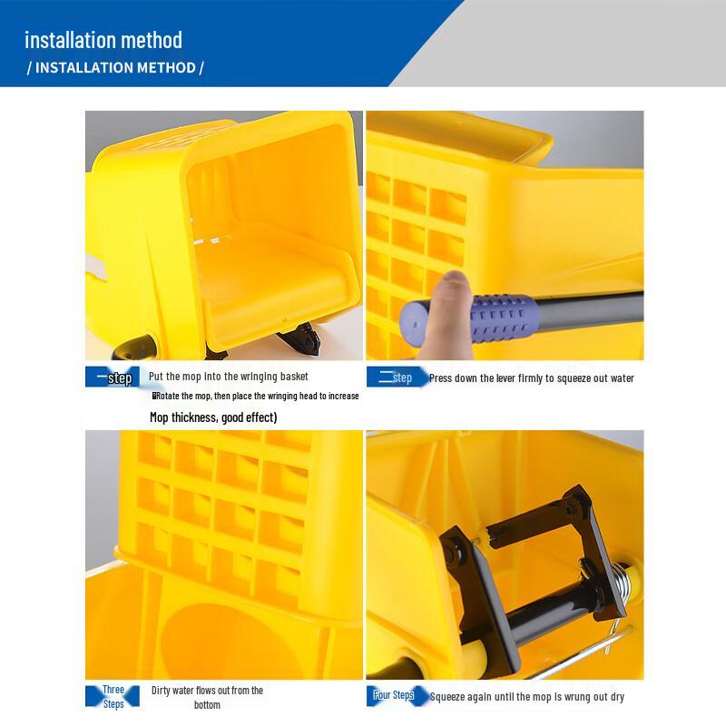 Kelibang 32L Mop Wringer Cleaning Cart
