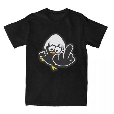 ZX TEE Calimero Смешная Мультяшная Курица Принт Футболка Мужская Женская Креативная Футболка Круглый Вырез Короткий Рукав Тренд Одежды