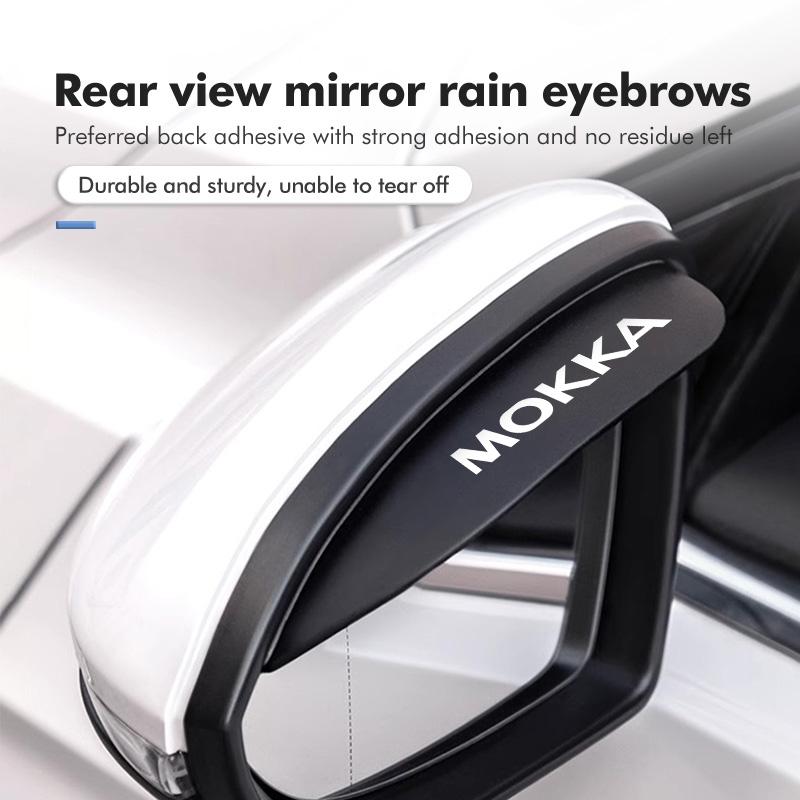 dajfhk1 For Opel Car Rearview Mirror Eyebrow Shield Protector Sticker Rain Cover Auto Accessories ADAM ASTRA J K CORSA E INSIGNIA MOKKA