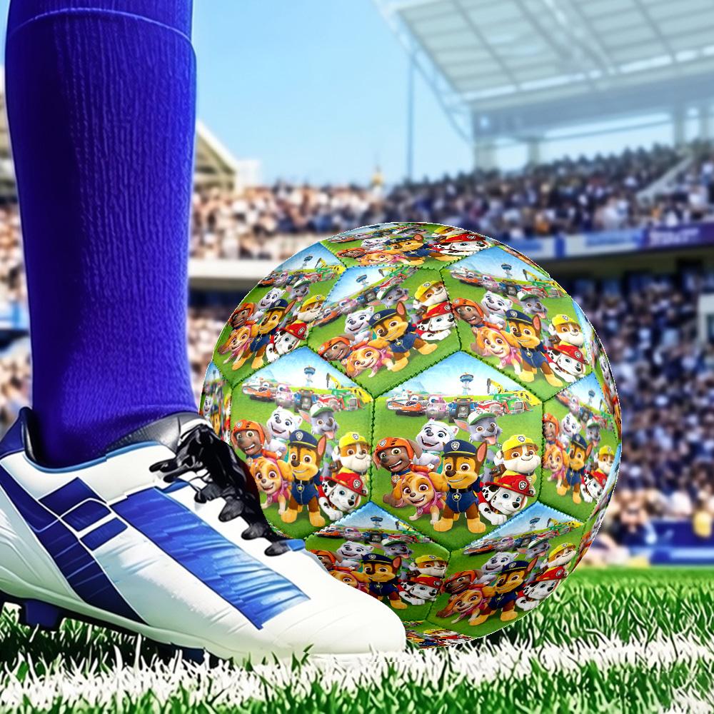 Dog Paw Heroes Size 5 Soccer Balls, Anti-Slip, Protective Football, Outdoor Sport, Practice Games, Birthdays Gift Suitable for fan