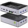 GMKtec NucBox G9 Mini PC NAS Mini Latest 12th Gen Intel Twin Mini PC with DDR5 12GB RAM 512GB SSD To Windows 11 Pro WIFI Compact 2242 SATA RJ45 LAN