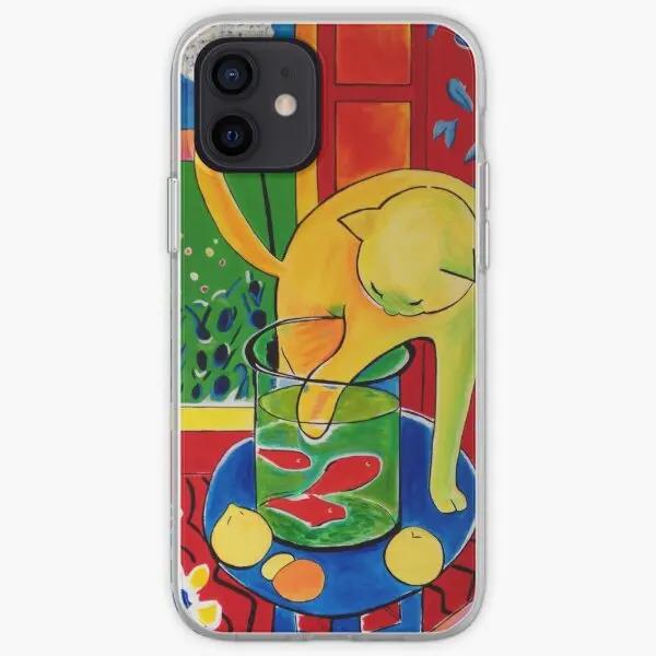 Чехол для телефона Matisse Cat Le Chat Aux Poissons Rouge Настраиваемый для iPhone 6 6S 7 8 Plus 11 12 13 14 Pro Max Mini X XS XR Max