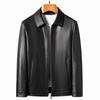 Spring Autumn Mens PU Leather Jacket Youth Casual Coat Men's Motorcycle Lapel Jacket Mens Vintage Outwear Leather Jackets