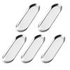 Hand Towel Tray, Cash Tray, Coin Tray, Hand Towel Holder, Premium Stainless Steel, Set of 5 (Silver)