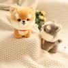 Plush Adorbale Furry Plush Corgi Dog Shiba Inu Fluffy Puppy Soft Doll  Kids Toys