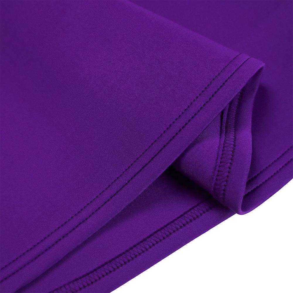 JKASHDK Женские модные весенне-осенние однотонные коктейльные и вечерние платья с рукавами 1/2 и круглым вырезом с высокой талией