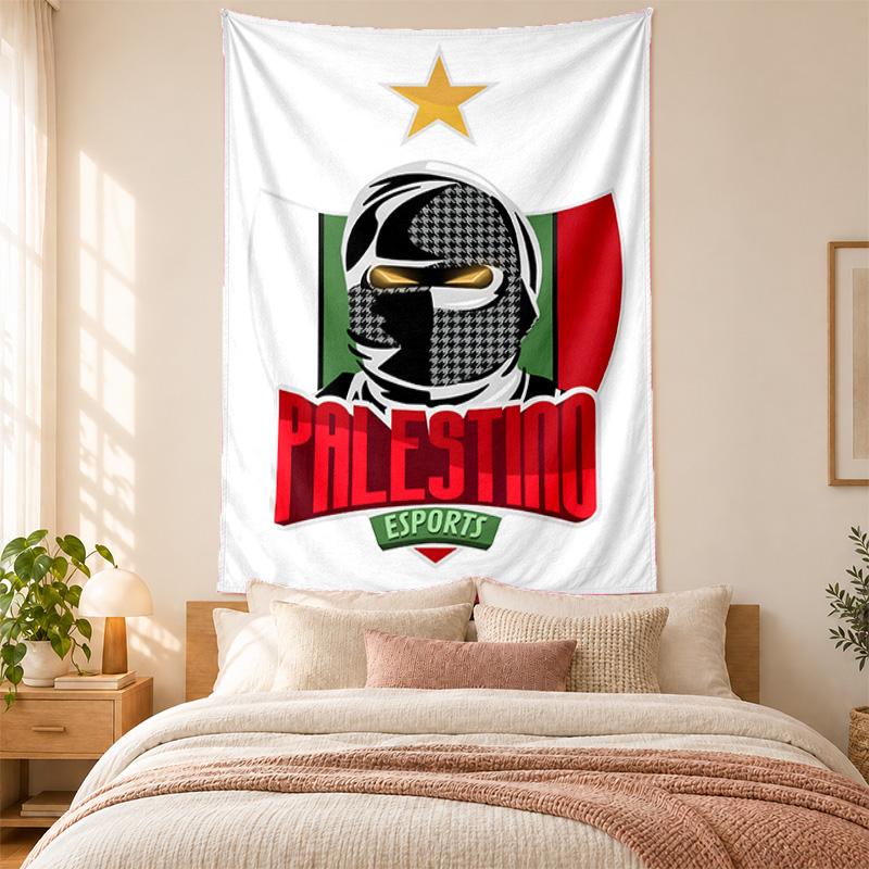 Club Deportivo Palestino Tapestry highquality for decorating living room bedroom dorm walls ideal as bedroom wallart orholiday gift