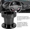 Car Steering Wheel Hub Steering Wheel Hub Adapter Kit Universal 101mm Spacer, Aluminum, Black,