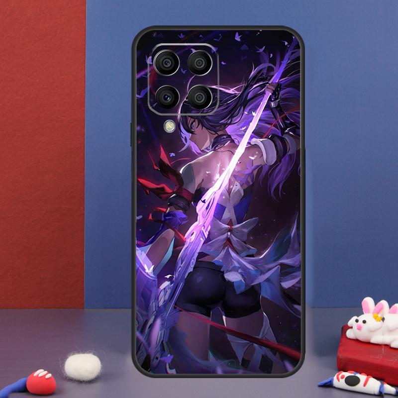 Чехол Honkai Star Rail Seele для Samsung Galaxy M16 M06 M36 M56 M15 M11 M31 M21 M53 M13 M32 M52 M35 M55 M14 M34 M54