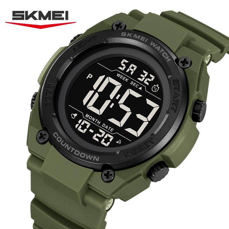 SKMEI 2713 мужские часы Новая мода Спортивные Цифровые Электронные Часы Хронограф Водонепроницаемые Многофункциональные Мужские Часы