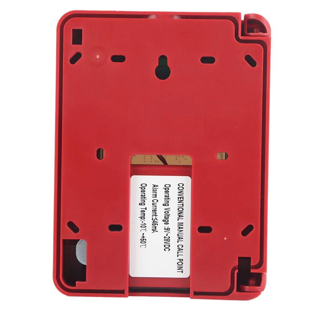 Sturdy Hard Casing Conventional Manual Alarm Call Point  Plant Production Line