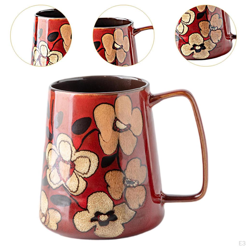 Керамическая кружка 700 мл с большой ручкой для чая и кофе