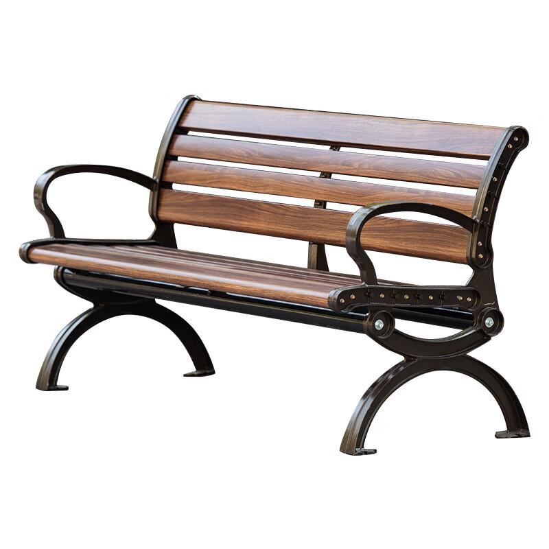 Outdoor Cast Aluminum Park Bench with Backrest