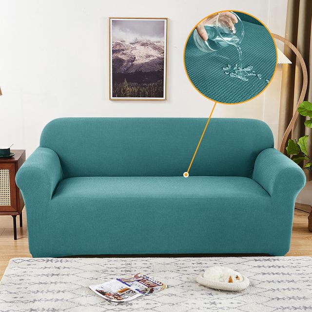 Водоотталкивающие чехлы для диванов, чехлы для кресел, угловые чехлы для диванов, L-образные чехлы для диванов для гостиной, сплошной цвет