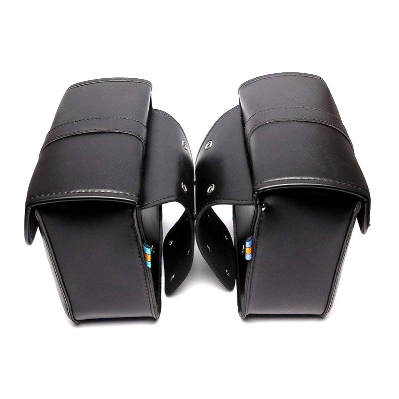 Ретро PU кожа Мотоциклетная седельная сумка Седельные сумки Подсумок Чехол для хранения Боковой багаж Сумка на бак Водонепроницаемые Мотоциклетные аксессуары