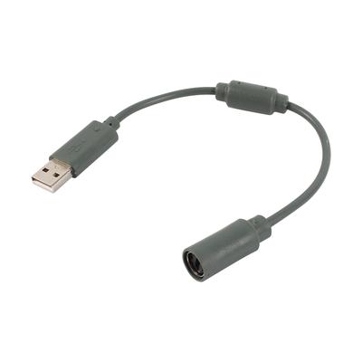 Сменный проводной контроллер, USB-адаптер, соединительный кабель, шнур для XBOX360, серый