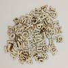 100Pcs Home Decor Scrapbooking Craft Wood Letter Miniatures English Letter Alphabet