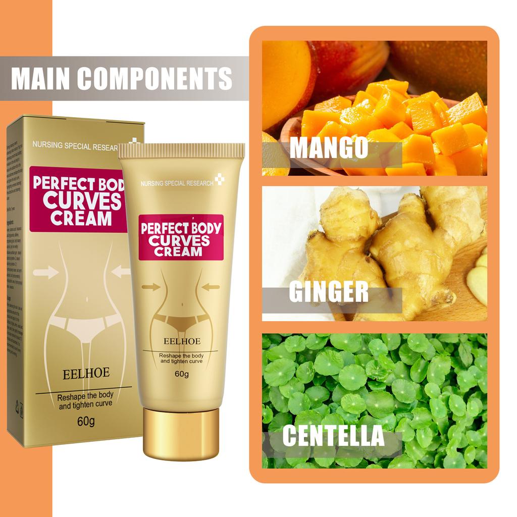 EELHOE 60g Ginger Fat Burning Cream Fat Loss Slimming Slimming Body Slimming Body Fat Reduction Cream Fat Reduction Cream Massage Cream