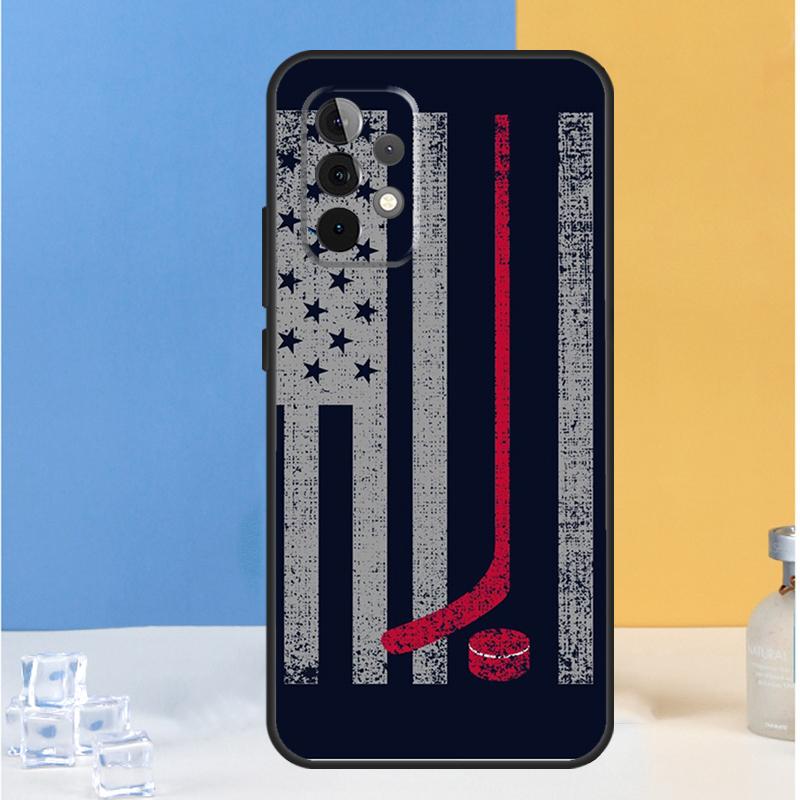 Шайба для хоккея на льду для Samsung Galaxy A54 A34 A14 A13 A33 A53 A36 A05 A06 A16 A32 A52 A55 A35 A15 A56 A26 Чехол