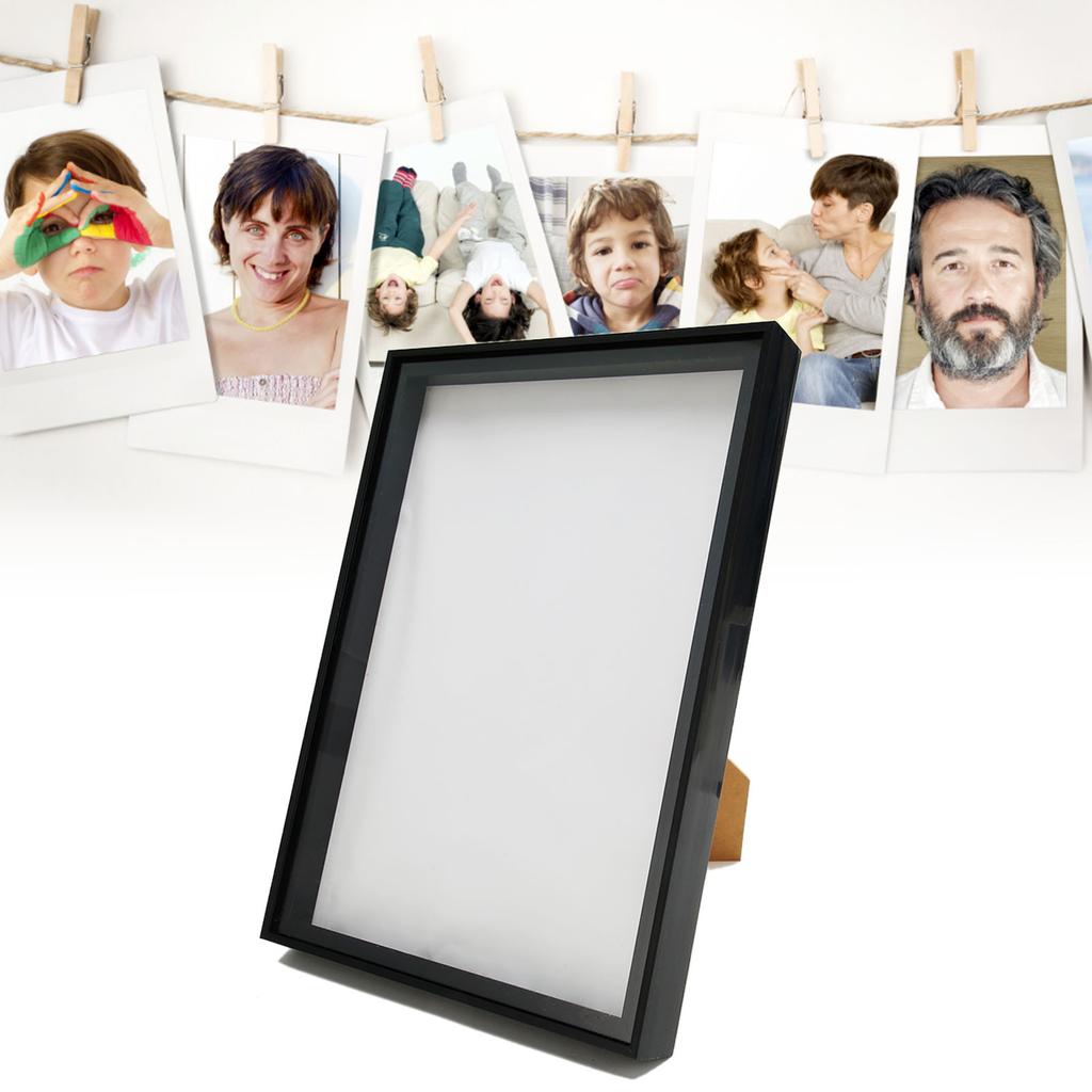 Picture Frame with Bracket sy to Disassemble Plastic Decorative Photo Frame for Dried Flowers Shells