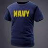 2025 новая летняя новая тема ВМС США дизайн из военно-морского твила футболка с коротким рукавом для фанатов армии прочная мужская одежда футболка с принтом