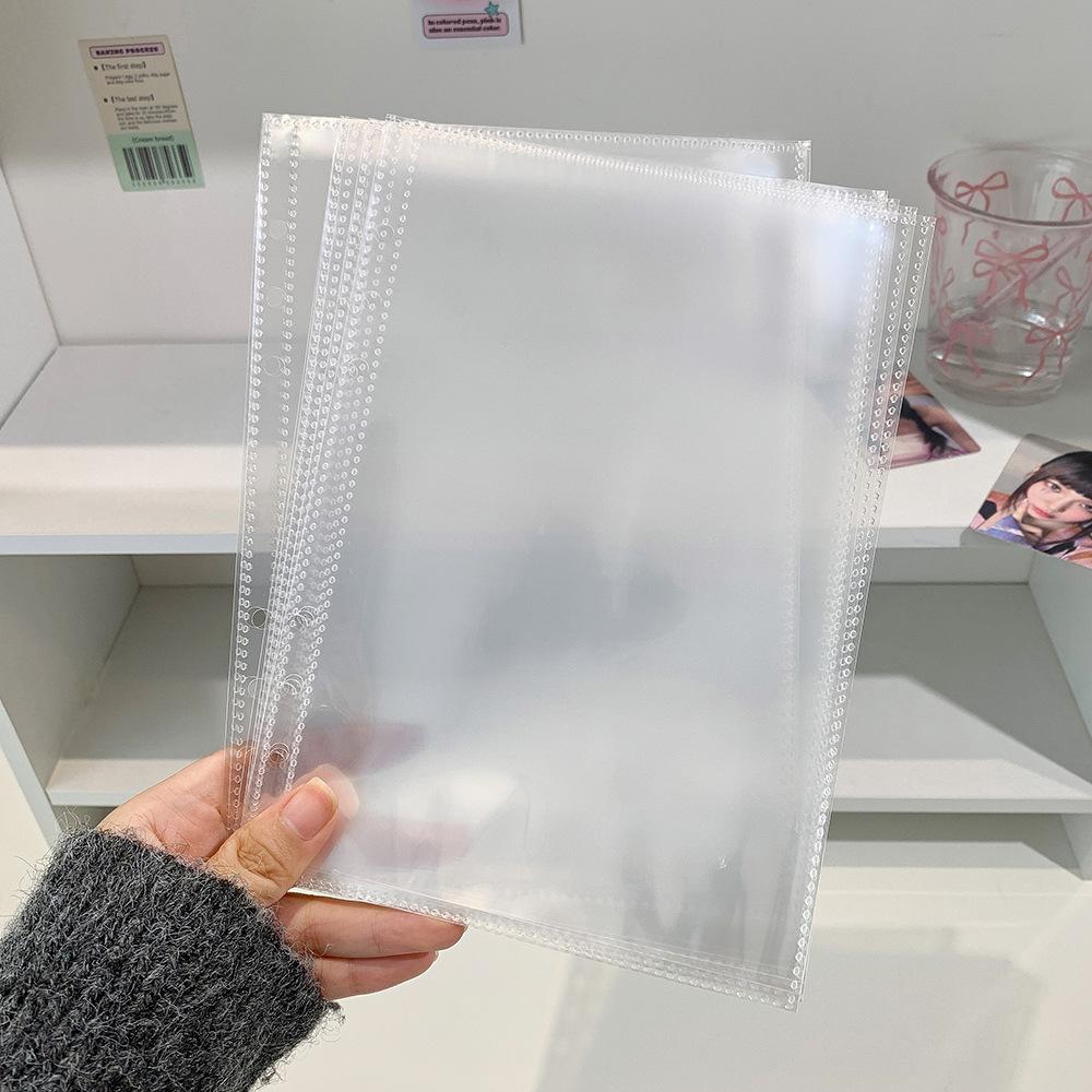 A5 Лазерный Звездный Папка-накольщик Альбом для Коллекции Фотокарточек Прозрачный Альбом A5 Альбом для Карт 3-дюймовый Альбом для Хранения Маленьких Карточек 'Любовь'