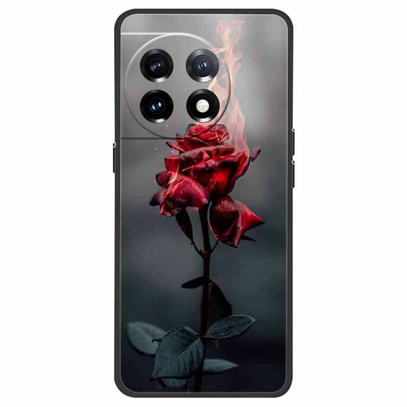 Чехол для OnePlus 11 OnePlus11 5G Ударопрочный Мягкий Силикон ТПУ Задняя Крышка Для OnePlus 11 One Plus 11 5G Чехлы для Телефона Милый Кот Волк
